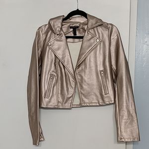 Faux leather jacket